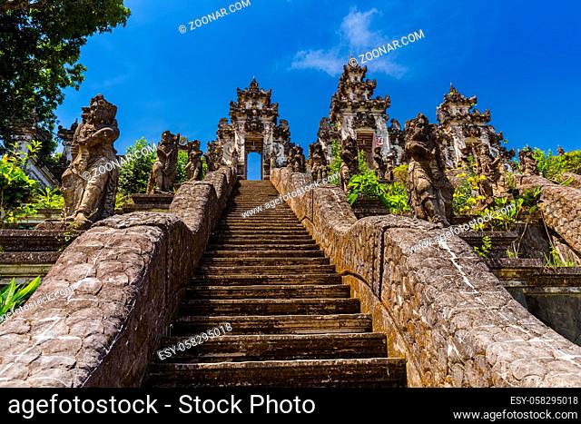 Lempuyang temple - Bali Island Indonesia - travel and architecture background