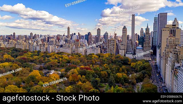 Central Park is a wonderful expanse of nature in the middle of Manhattan New York
