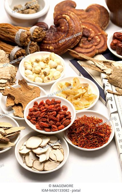 Various kinds of Chinese herbal medicine