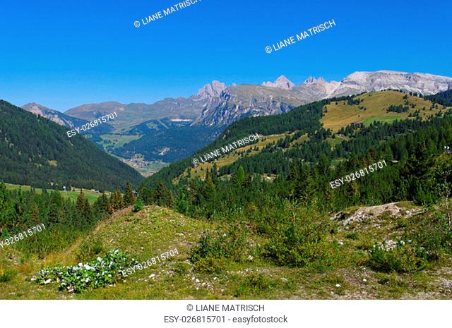 sella in the dolomites, italian alps - sella pass in dolomites, italian alps