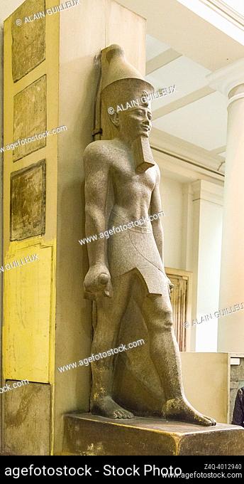 Cairo, Egyptian Museum, colossal statue of Sesostris/Senusret I