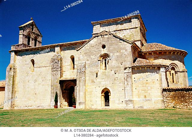 Romanesque church of Santa Eufemia de Cozuelos, Olmos de Ojeda. Palencia province, Spain