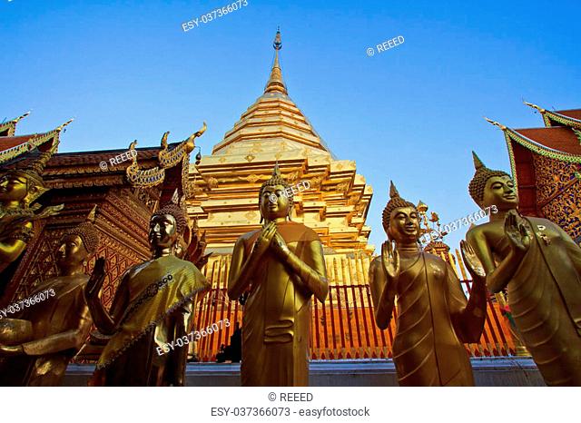 wat phra That Doi Suthep, Temple Chiang Mai Province Thailand