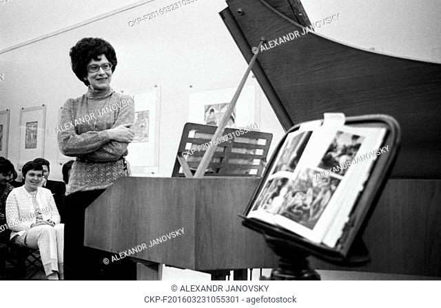 FILE Harpsichordist Zuzana Ruzickova in Prague, Czechoslovakia, July 1, 1969. Ruzickova died after a short serious illness in hospital at the age of 90 years...