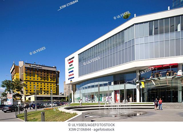 shopping center, zmaja od bosne street, sarajevo, bosnia and herzegovina, europe