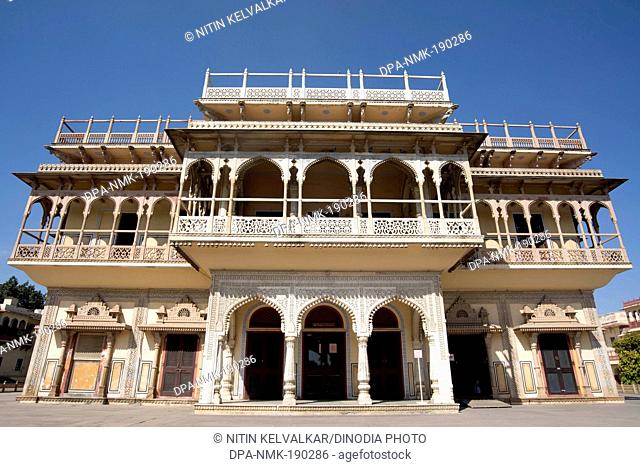 Mubarak Mahal houses jaipur Rajasthan India Asia