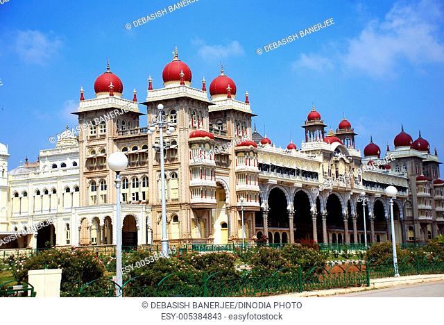 Maharaja Mysore palace at Mysore ; Karnataka ; India