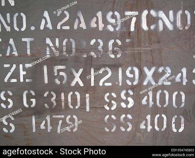 Details of an old grungy army aircraft