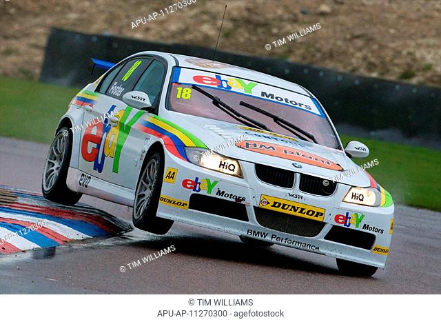 29 04 2012 Thruxton, England Nick Foster in his eBay Motors BMW 320si E90 S2000 + NGTC engine in action during rounds 7, 8 and 9 of the Dunlop British Touring...