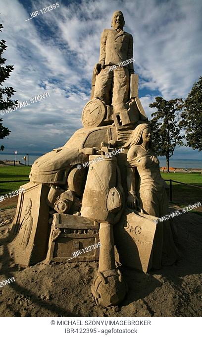 International sand sculpture festival, August 2006: 1st price by Michel de Kok and Richard Buckle with the title Circus of Life, Rorschach am Bodensee, St
