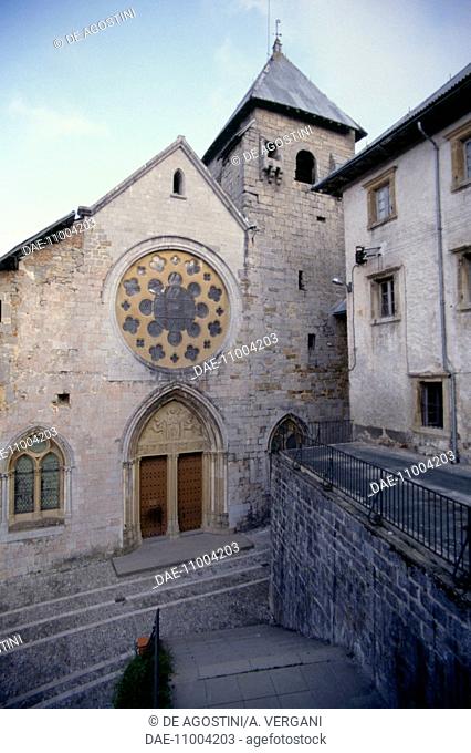 Royal Collegiate Church of the Great St Mary, Roncesvalles, on the Way of St James of Compostela (UNESCO World Heritage List, 1993), Navarra, Spain