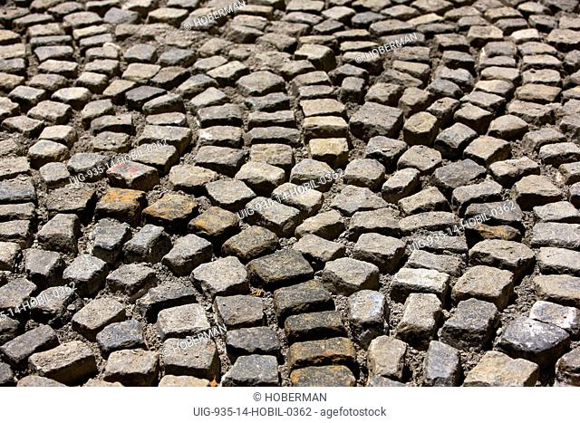 Cobbled stone Road at Greenmarket Square