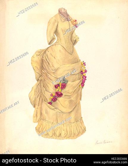 Dress, 1935/1942. Creator: Bessie Forman