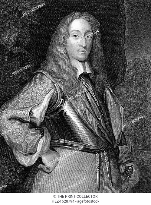 Robert Greville, 2nd Baron Brooke (1608-1643), 1824. Brooke was an English Civil War Roundhead General. From Portraits of Illustrious Personages of Great...