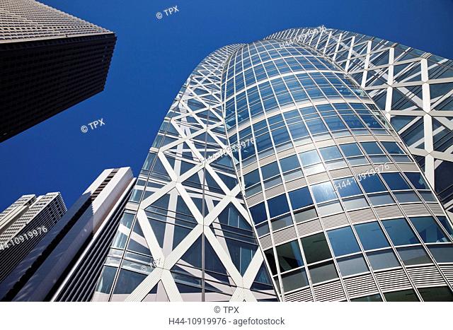 Asia, Japan, Tokyo, Shinjuku, Mode Gakuin Cocoon Tower, Tange Associates, Skyscraper, Hi-rise, Office Building, Offices, Architecture, Modern, Japanese, Modern