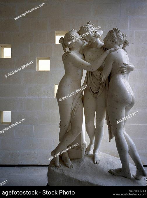 Canova Museum, Possagno, Italy. Sculptures by Antonio Canova 1757-1822 (New wing and restoration by Carlo Scarpa 1957)
