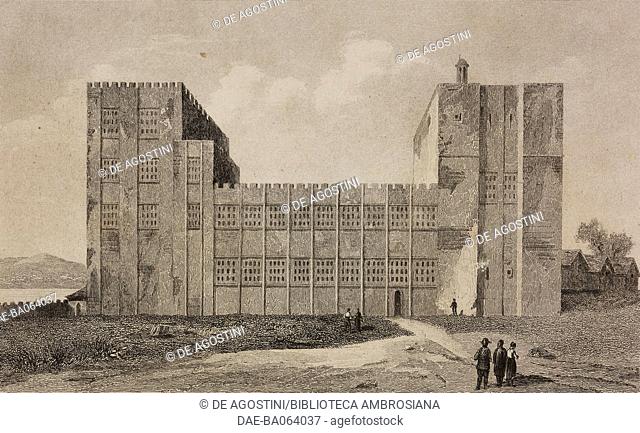 Kenilworth Castle, England, United Kingdom, engraving by Lemaitre from Angleterre, volume III, by Leon Galibert and Clement Pelle, L'Univers pittoresque