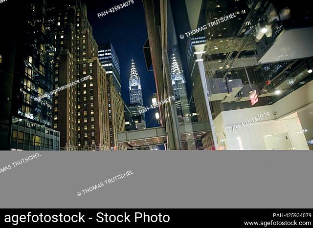 New York city view. View of the Chrysler Building. New York City, September 16, 2023. - New York City/Vereinigte Staaten