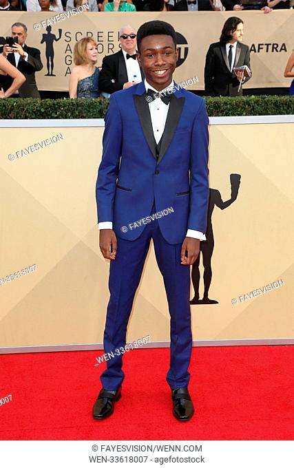 The 24th Annual Screen Actors Guild Awards at The Shrine Auditorium Featuring: Niles Fitch Where: Los Angeles, California