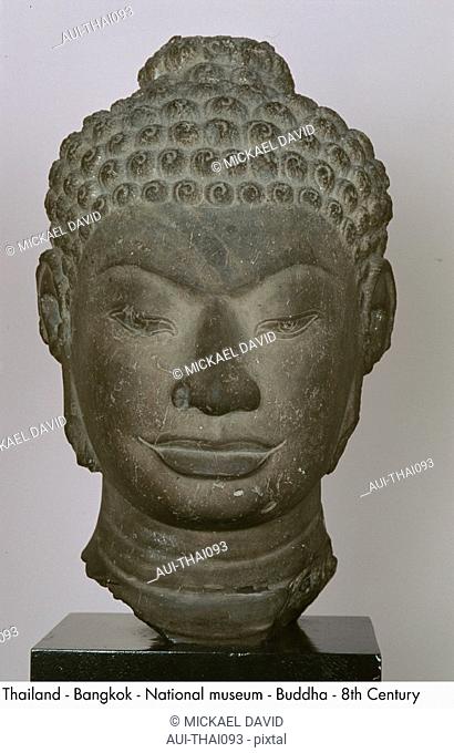 Thailand - Bangkok - National museum - Buddha - 8th Century