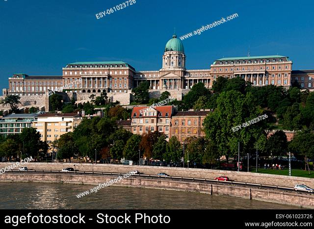 Danube riverside in the historical center of Budapest. Since 1987 is an Unesco world heritage Site
