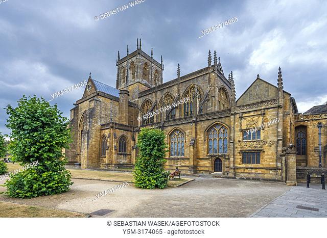 The Abbey Church of St Mary the Virgin at Sherborne, Dorset, England, United Kingdom, Europe