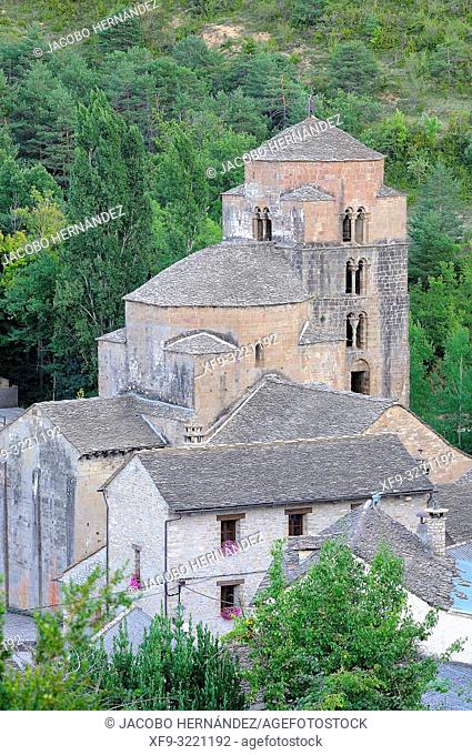 Romanesque church of Santa María. Santa Cruz de la Serós. Huesca province. Aragón. Spain