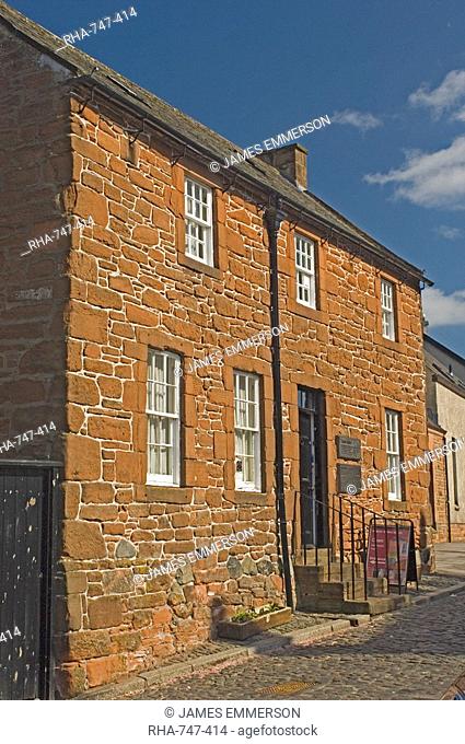 The home of Robert Burns, Scotland's celebrated poet, Burns Street, Dumfries, Dumfries and Galloway, Scotland, United Kingdom, Europe