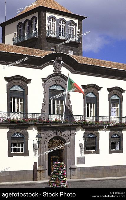 Portugal, Madeira, Funchal, Camara Municipal, Town Hall,
