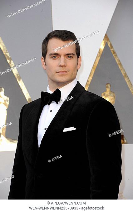 The 88th Annual Academy Awards Arrivals Featuring: Henry Cavill Where: Los Angeles, California, United States When: 28 Feb 2016 Credit: Apega/WENN.com