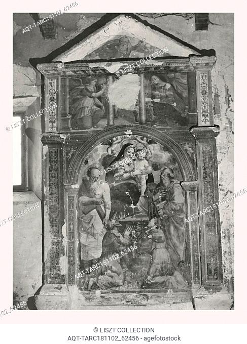 Marches Macerata Mevale Pieve, this is my Italy, the italian country of visual history, Parish church dating from the 13th century with interior decoration...