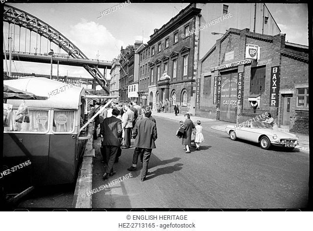 Quayside, Newcastle Upon Tyne, c1955-c1980. Creator: Ursula Clark