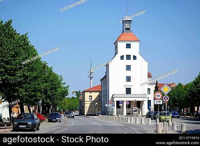 City hall of the town Treuenbrietzen in the Flaeming in Brandenburg - Germany