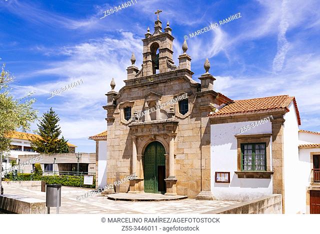 The Church of Mercy, is a single nave mannerist church. Miranda do Douro, Terras de Trás-os-Montes, Portugal, Europe