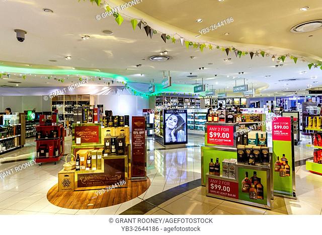 Duty Free Shopping, Auckland Airport, New Zealand