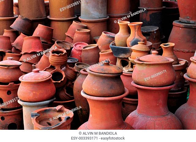 Clay pots and jars