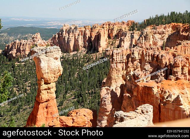 in USA bryce  national park the beauty of amazing nature tourist destination