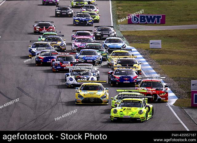 Hockenheim, Germany: DTM Hockenheimring Finale, #91 Porsche 911 GT3 R, Manthey EMA: Thomas Preining DTM Champion 2023. - Hockenheim/