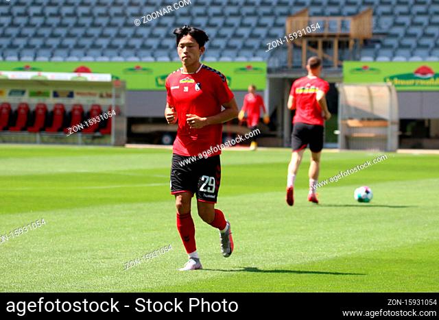 Wooyeong Jeong (SC Freiburg),  Testspiel: SC Freiburg - Karlsruher SC  DFL REGULATIONS PROHIBIT ANY USE OF PHOTOGRAPHS AS IMAGE SEQUENCES AND/OR QUASI-VIDEONann...