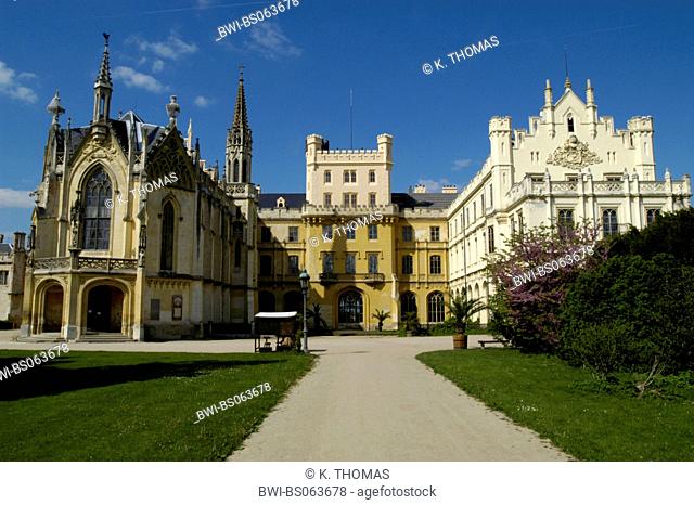 UNESCO World Heritage, Lednice, castle, Czech Republic, Southern Morava, Lednice