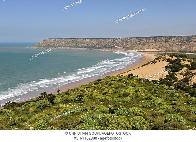 Tafedna Bay, Atlantic coast, Morocco, North Africa