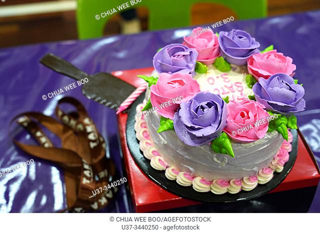 Fiesta Satok 3.0 cake decoration competition at Sungai Maong Community Hall, Kuching, Sarawak, Malaysia