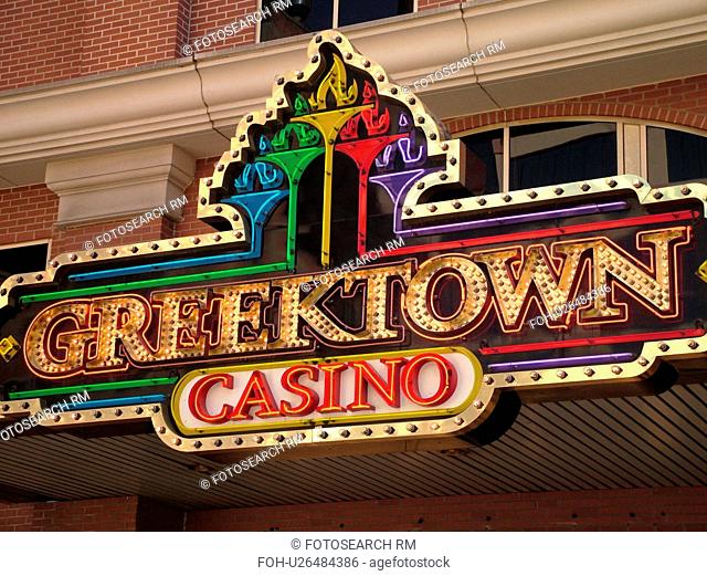 Detroit, MI, Michigan, Motor City, Downtown, Historic Greektown District, Greektown Casino