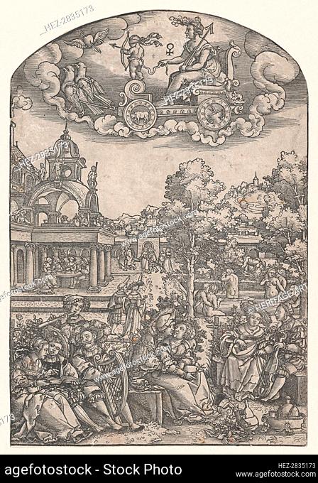 Venus, from The Seven Planets. Creator: Georg Pencz