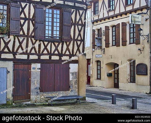 medieval architecture, Nerac, Lot-et-Garronne Department, Nouvelle-Aquitaine, France