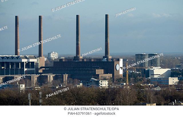 View of the Volkswagen factory and the towers of the Autostadt visitor's center in Wolfsburg, Germany, 20 November 2015. The supervisory board of Volkswagen AG...