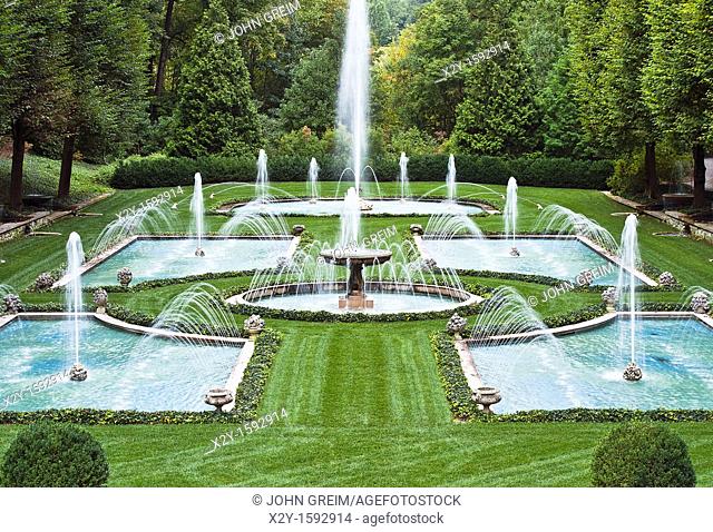 Italian Water Garden, Longwood Gardens, Pennsylvania, USA