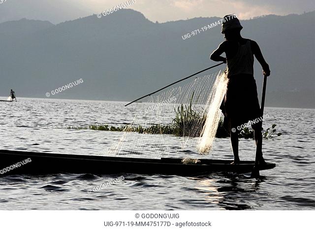Lake Inle fisherman, Inle, Myanmar
