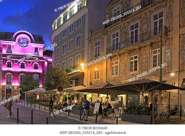 Portugal, Lisbon, Bairro Alto, Teatro da Trindade, restaurant, nightlife