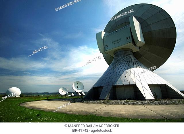 Antenna aerial museum in Raisting Bavaria Germany